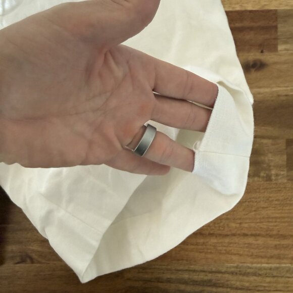 ANDERSON & SHEPPARD Savile Row Chino Shorts - White - Size 32 100% Linen READ - Picture 7 of 16